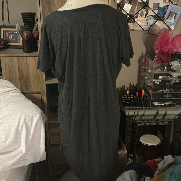 Coffee Completes Me Gray Nightgown - XL - Picture 3 of 4
